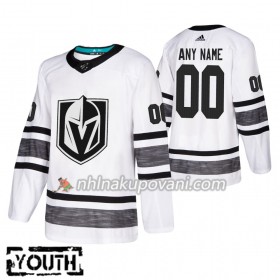 Vegas Golden Knights Dresy Personalizované Bílá 2019 NHL All-Star Adidas Authentic - Dětské
